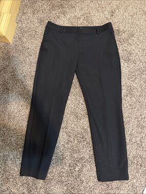 Express Black Columnist Straight-Leg Pants